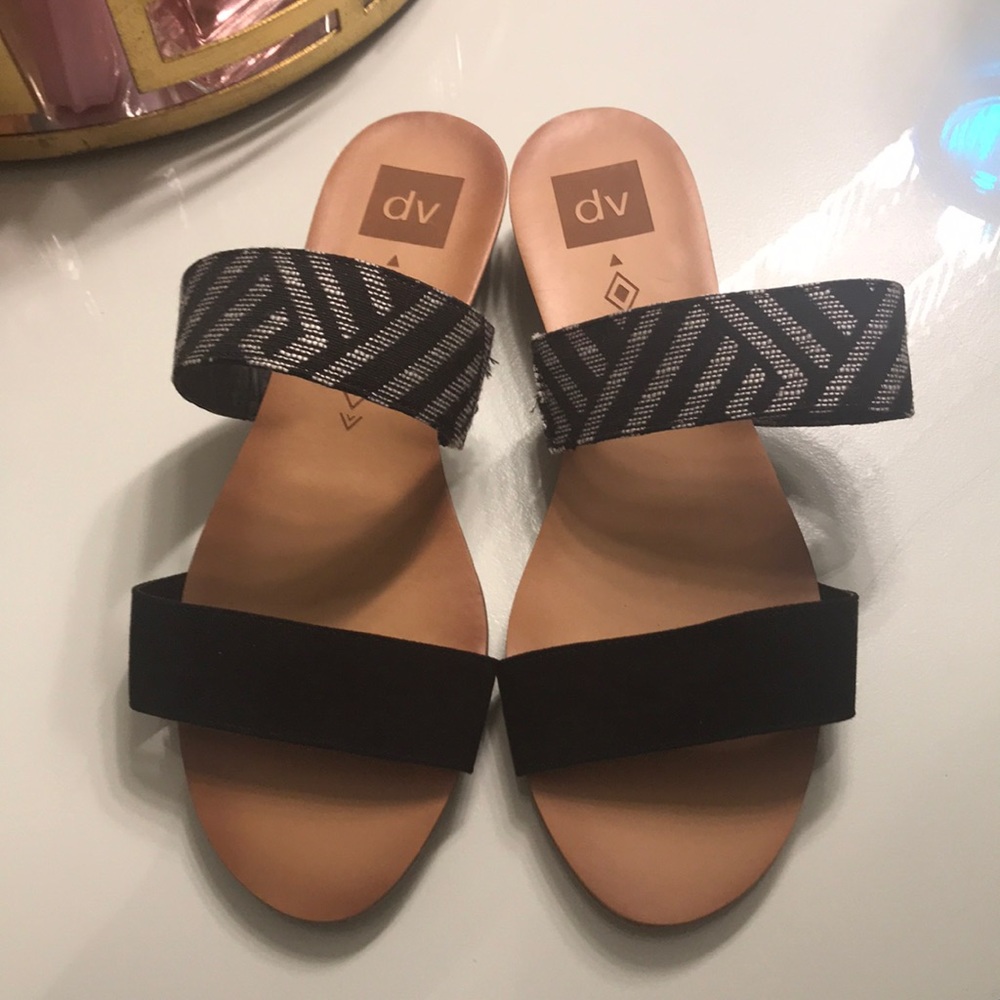 B&W sandals